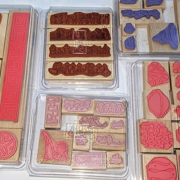 Stampin' Up Flirty & Fun Rubber Stamp Multipack Sets 40+ pieces - Picture 5 of 6